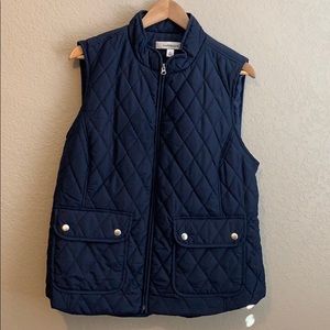 Navy Croft&Barrow Vest